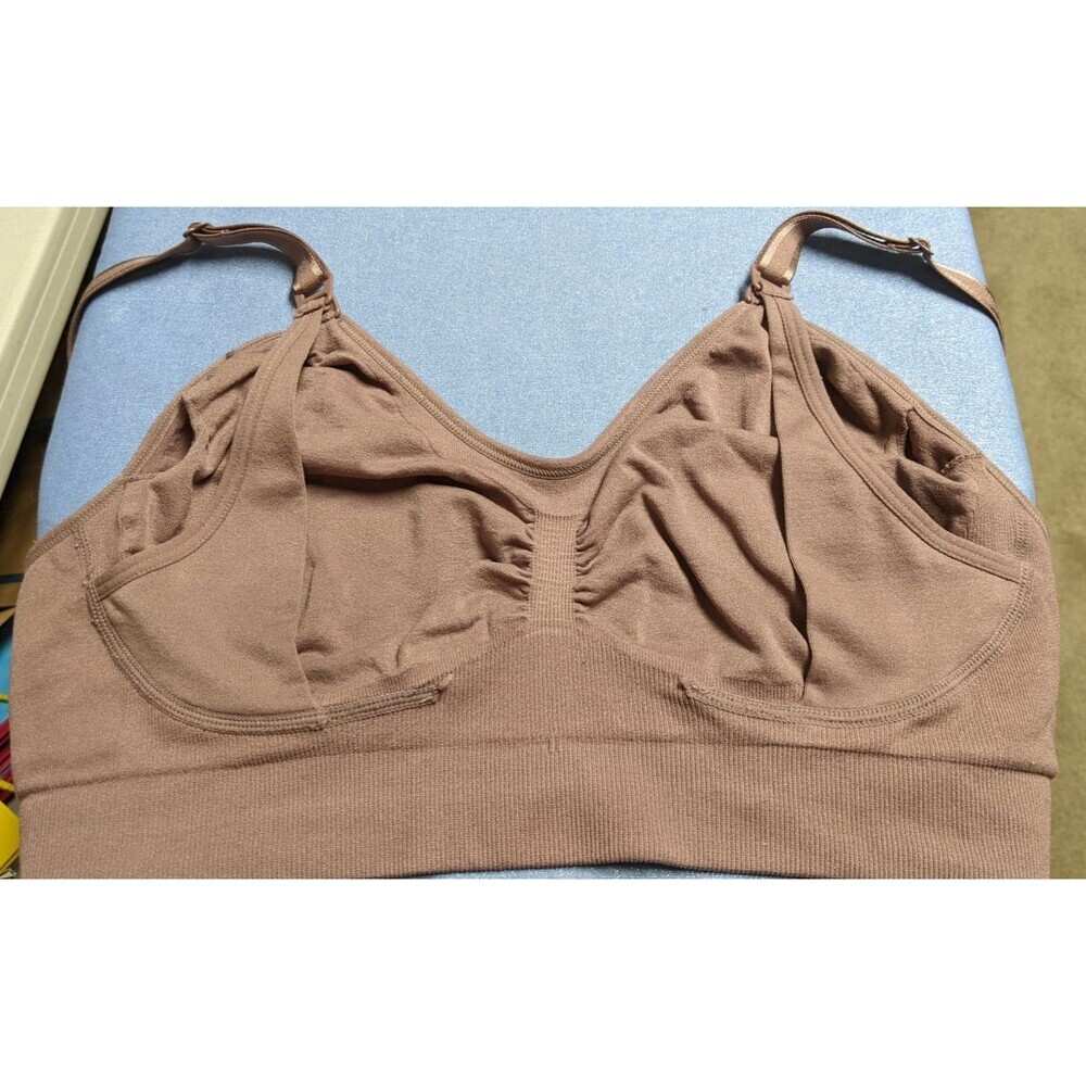 Maternity Kindred Bravely Simply Sublime Mauve Nursing Bra Medium EXCELLENT! - Picture 9 of 9